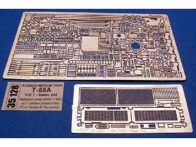 Medium Tank T-55A - photo-etched - basic set - image 1