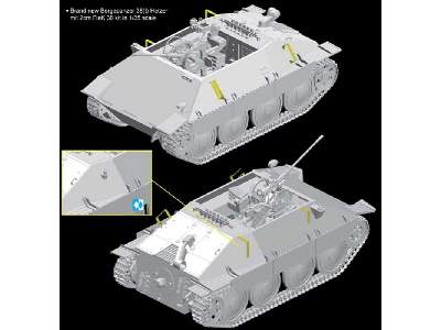 Bergepanzer 38(t) HETZER mit 2cm FlaK 38 - Smart Kit (2 in 1) - image 11