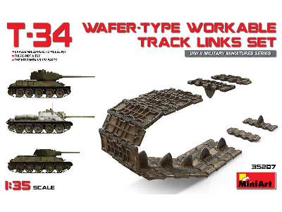 T-34 Wafer-type Workable Track Link Set - image 1