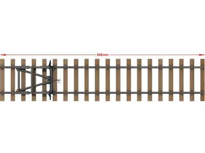 Railway Track w/Dead End - European Gauge - image 22