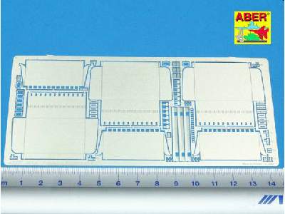 Heavy Tank KV-I or Tank KV-II - photo-etched - tool boxes - image 1