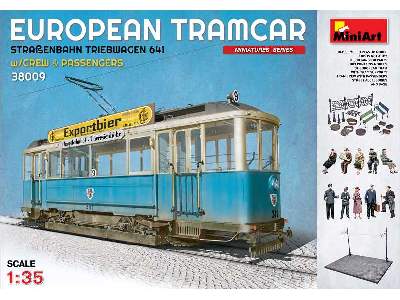 European Tramcar (StraBenbahn Triebwagen 641) w/Crew & Passenger - image 1