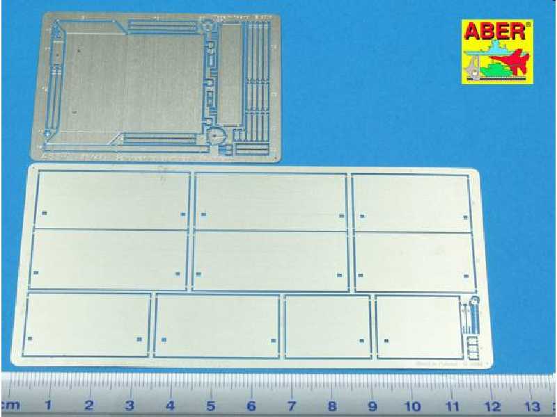 German "Schutzen" for captured tank T-34/85 - photo-etched parts - image 1