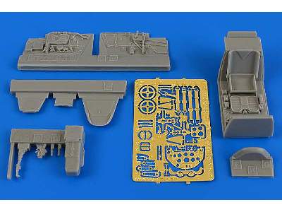Bf 109G-6 (early) cockpit set - Eduard - image 1