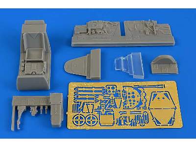 Bf 109G-5 (late) cockpit set - Eduard - image 1