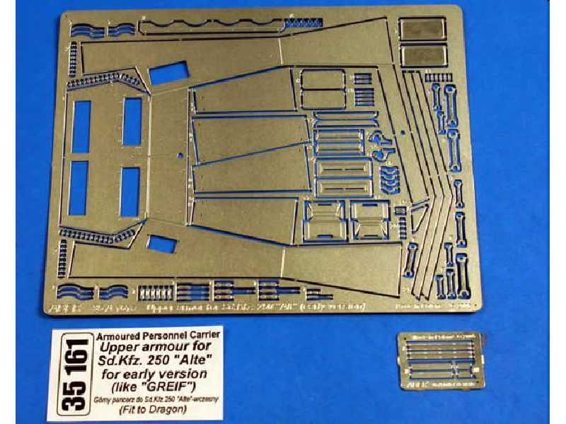 Sd.Kfz. 250 "Alte" - photo-etched parts - upper armour - image 1