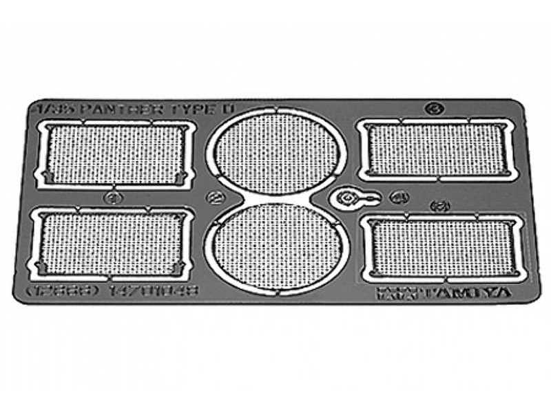 Photo Etched Grille Set - German Panther Ausf.D - image 1 Photo Etched Grille Set - German Panther Ausf.D - image 1