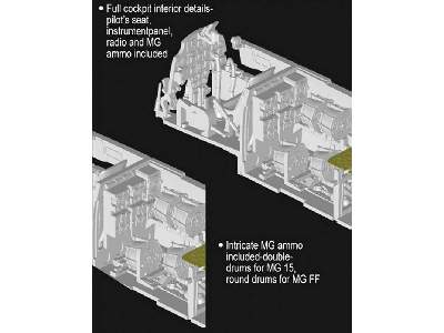 Messerschmitt Bf-110E-2 Trop - Wing Tech Series - image 5