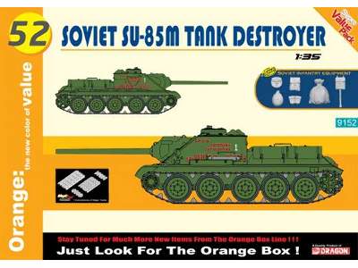 Soviet SU-85M Tank Destroyer (Orange) - image 1