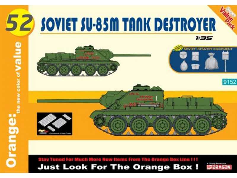 Soviet SU-85M Tank Destroyer (Orange) - image 1