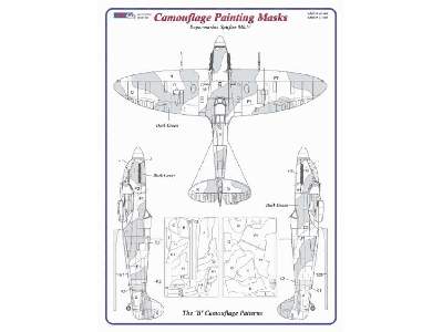 Camouflage painting masks Spitfire Mk.Vb  scheme &quot;B&quot; - image 3