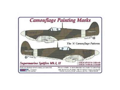 Camouflage painting masks Spitfire Mk.I, II L scheme &quot;A&quo - image 1