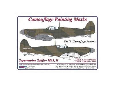 Camouflage painting masks Spitfire Mk.I, II scheme &quot;B&quot; - image 2