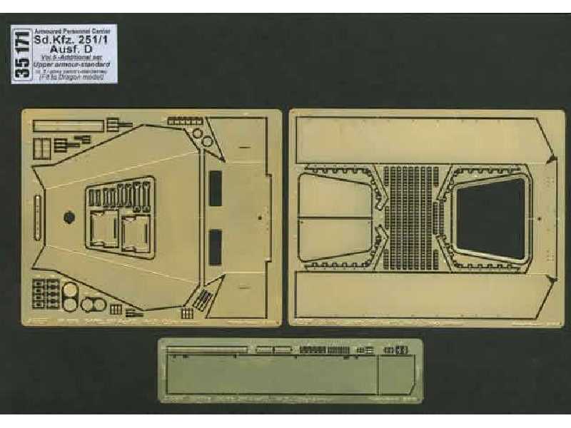 Sd.Kfz. 251/1 Ausf. D - photo-etched - upper armour standard - image 1