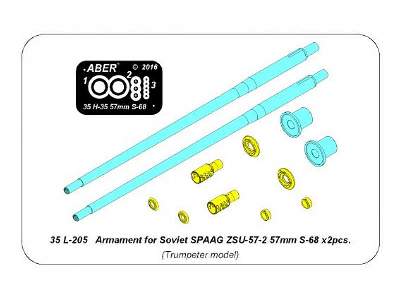 Armament for Soviet SPAAG ZSU-57-2 57mm S-68 x 2pcs. - image 11