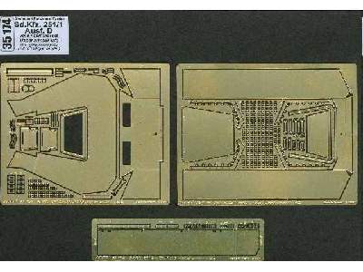 Sd.Kfz. 251/1 Ausf. D - photo-etched - upper armour-late - image 1