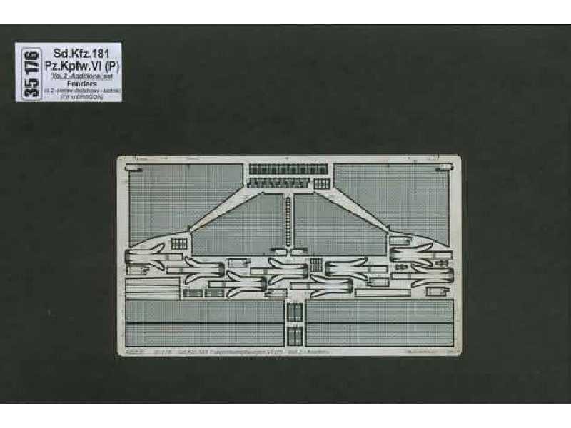 Sd.Kfz.181 Pz.Kpfw.VI (P) - photo-etched - fenders - image 1