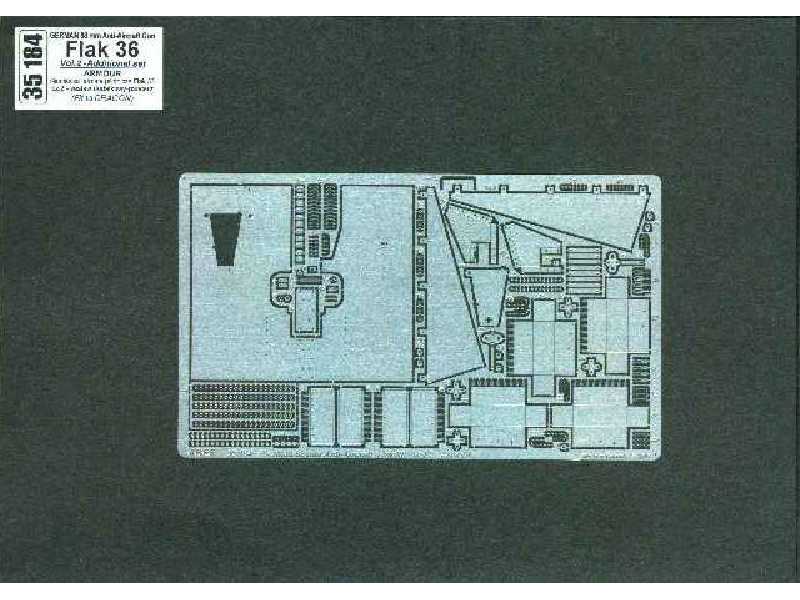 GERMAN 88 mm AA Gun Flak 36 photo-etched - add. armour - image 1