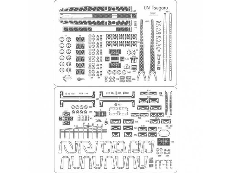 IJN TSUGARU - zestaw detali - image 1