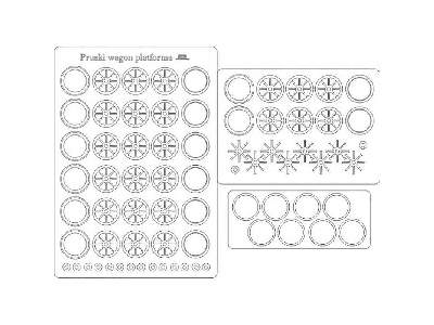 Pruski wagon platforma - koła - image 1