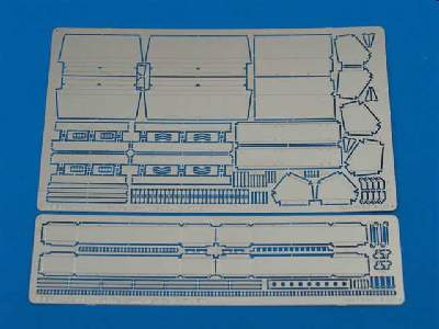 Sd. Kfz. 251/1 Ausf.D - photo-etched parts - back seats & boxes - image 1