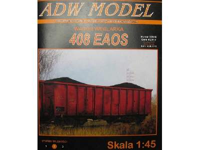 408 EAOS. Wagon coal carriage/ Wagon węglarka - image 1