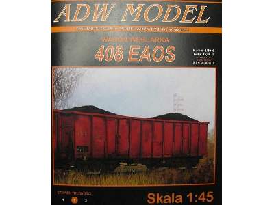 408 EAOS. Wagon coal carriage/ Wagon węglarka - image 2