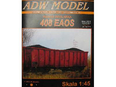 408 EAOS. Wagon coal carriage/ Wagon węglarka - image 3
