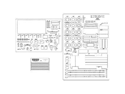 Lublin II, Truck/ Samochód dostawczy- szkielet, detale, bieżniki - image 1
