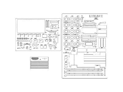 Lublin II, Truck/ Samochód dostawczy- szkielet, detale, bieżniki - image 2