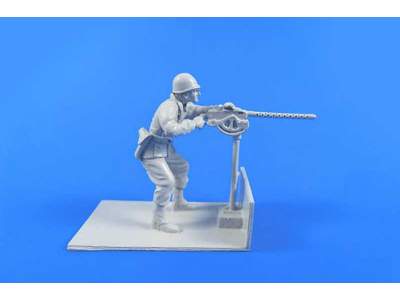 US Gunner with  Browning M2 machine gun for CMK Weasel kit - image 1