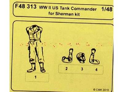 WWII US Tank Commander for Sherman - image 4
