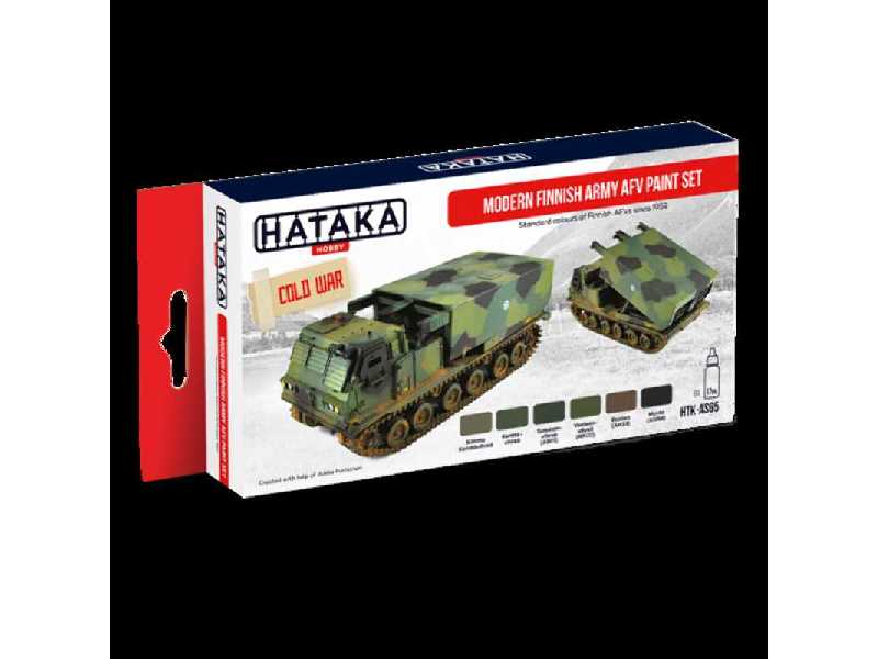 HTK-AS65 Modern Finnish Army AFV paint set - image 1 HTK-AS65 Modern Finnish Army AFV paint set - image 1