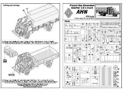 French Gaz Generator Gazifier 3.5t truck AHN - image 13