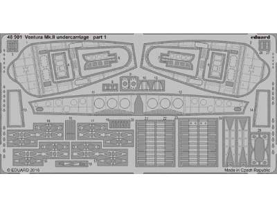 Ventura Mk. II undercarriage 1/48 - Revell - image 1