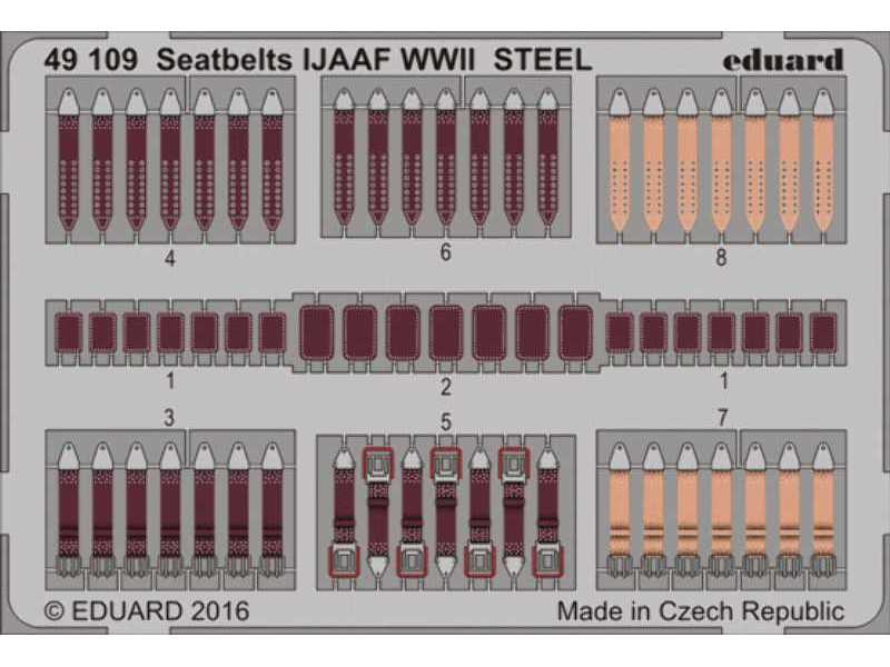 Seatbelts IJAAF WWII STEEL 1/48 - image 1