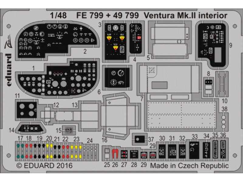 Ventura Mk. II interior 1/48 - Revell - image 1