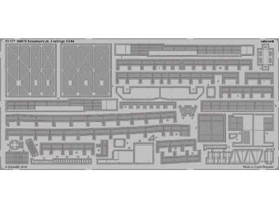 HMCS Snowberry pt.  3 railings 1/144 - Revell - image 1