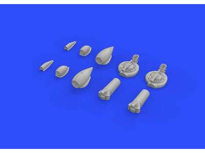 P-38F turbochargers & air intakes 1/48 - Academy - image 2