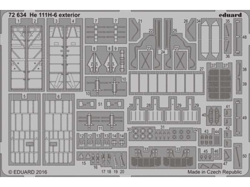 He 111H-6 exterior 1/72 - Airfix - image 1