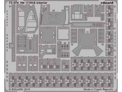 He 111H-6 interior 1/72 - Airfix - image 1