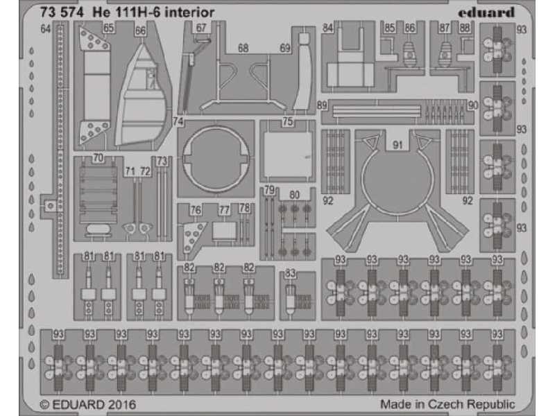 He 111H-6 interior 1/72 - Airfix - image 1