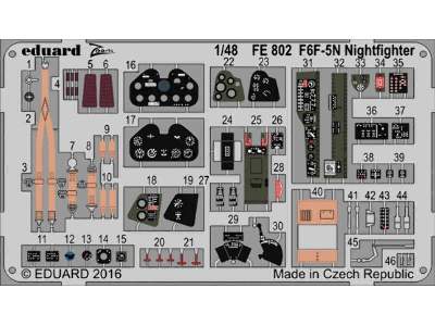 F6F-5N Nightfighter 1/48 - Eduard - image 1