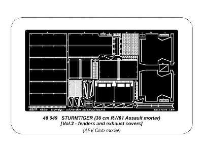 Sturmtiger - 38 cm RW61 - Vol.2 - fenders and exhaust covers - image 10