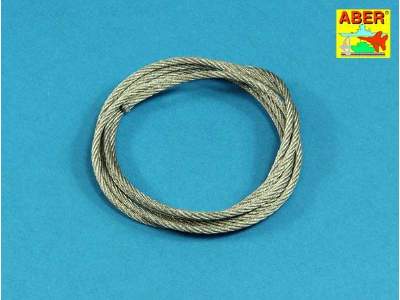Stainless Steel Towing Cables fi 2,5mm, 125 cm long - image 1