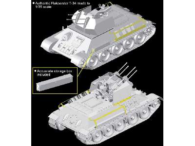 Flakpanzer T-34r - Smart Kit - image 10