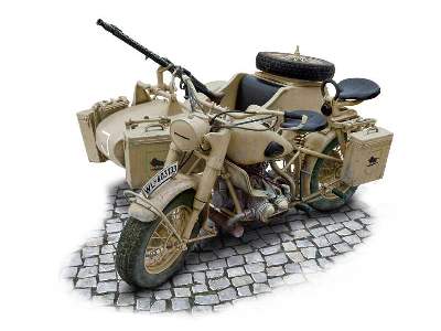 BMW R75 German Military Motorcycle with side car - image 1