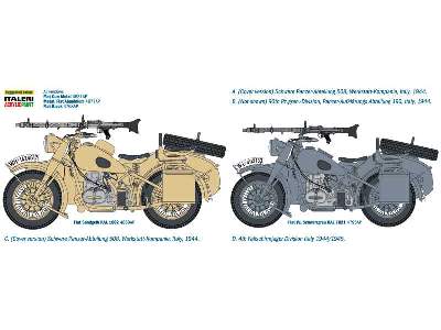 BMW R75 German Military Motorcycle with side car - image 4