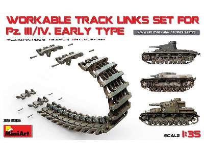 Workable Track Links Set For Pz.III / Pz.IV Early  type - image 1