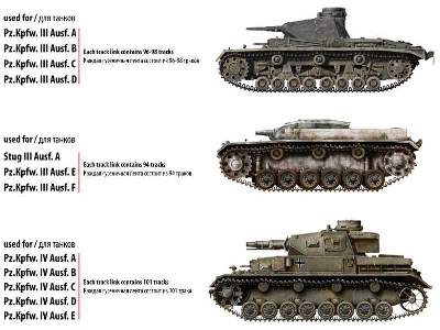 Workable Track Links Set For Pz.III / Pz.IV Early  type - image 21
